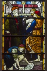 Westminster, St Margaret, James Powell & Sons, Henry Holiday, The Parable Of The Talents, 1883