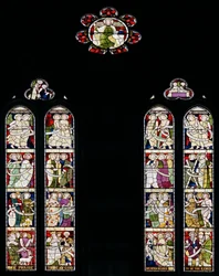 Fönster, ca 1872 (målat glas)