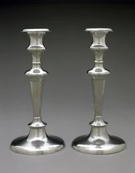 Ett par ljusstakar, ca. 1842-1847 (britannien)