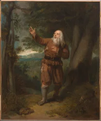Mr Hackett, i karaktären av Rip Van Winkle, ca. 1832.