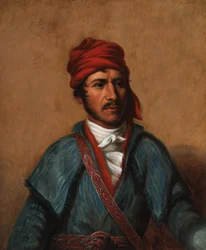 Timpoochee Barnard (Creek) 1831 (olja på duk)