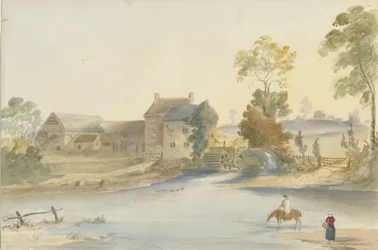 Seisdon Mill: akvarellmålning, nd [1844]