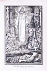 St Francis drömmer om svärden, 1912