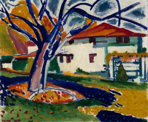 Blå träd, 1915-1916.