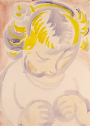 Konstnärens dotter, ca. 1916.