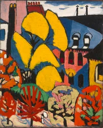 Träd, ca 1912-14 (olja på duk)