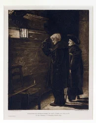 Två invånare på Greenwich Hospital, hämtade från Horatio Nelsons (1758-1805) grav i kryptan i Saint Paul
