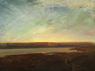 Melun, gryning