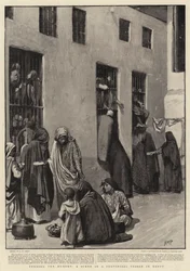Mata de hungriga, en scen i ett provinsfängelse i Egypten