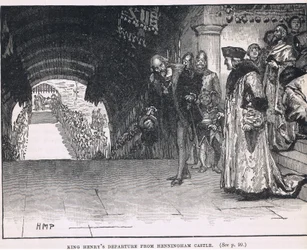 Kung Henrys avfärd från Henningham Castle 1506