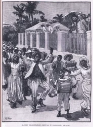 Slaveriets frigörelsefestival i BarbAD os 1834
