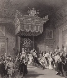 Drottning Victoria på tronen, St James