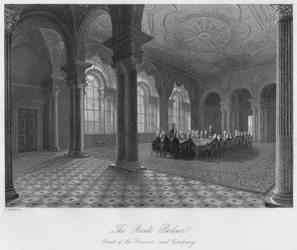 Banksalongen. Guvernörens och kompaniets domstol, c1841