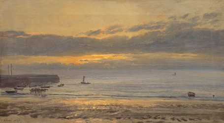 Före soluppgången, Scarborough - lågvatten, 1878