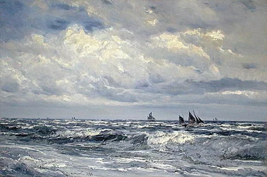 Tittar ut mot havet