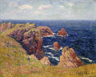 Bretagnekusten; Den bretonska kusten, ca 1895