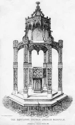 Dopkyrkan, Trunch Church, Norfolk, 1855.