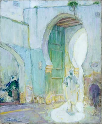 Gateway, Tangier, ca 1912 (olja på duk)