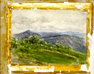 Bergslandskap, Highlands, North Carolina