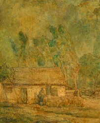 Den gode herden, ca 1918 (olja på duk)