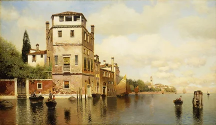 Mitt på dagen i Venedig,