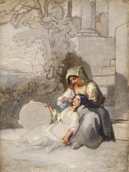 Italienska bönder (olja på duk)