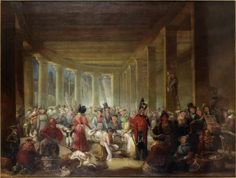 The Old Fish Market, Sandhill, Newcastle upon Tyne (olja på duk)