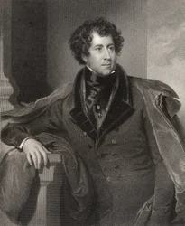 Constantine Henry Phipps, 1:a markisen av Normanby, graverad av H. Robinson, från 