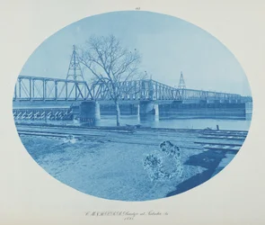 CENTIMETER. & St. Louis P. RR-bron vid Sabula, Ia.