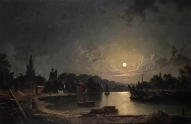 Twickenham av Moonlight, 1835