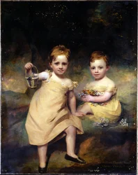 Dubbelporträtt av William Thorold Wood och Charles Thorold Wood