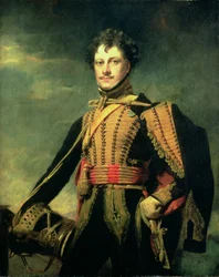 Överstelöjtnant Sir John James Fraser i husaruniform