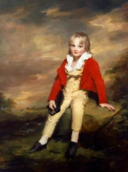 Sir George Sinclair som pojke (olja på duk)