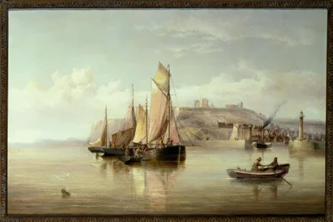 Ingången till Whitby Harbor