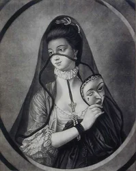The Fair Nun Unmasked, graverad av Carington Bowles (fl.1744-93) (litho)