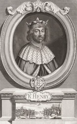 Henrik III, kung av England. Porträtt