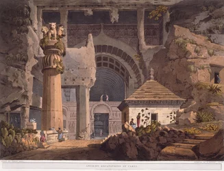 Forntida utgrävningar i Carli, 1824