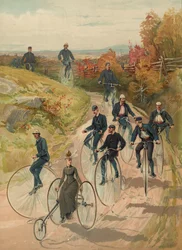 Cykling, ca 1887