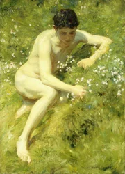 På ängen, 1906