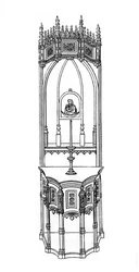 Altare, c1400-talet, 1843.