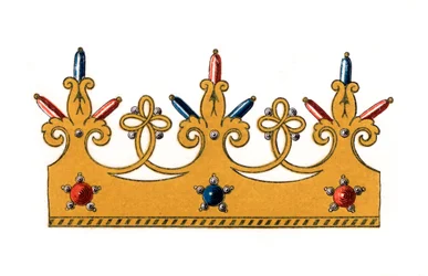 Design för en krona, 1843.