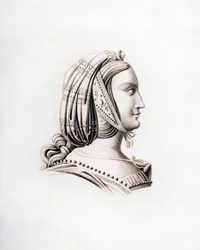 Huvudbonad, tidigt 1500-tal, 1843.