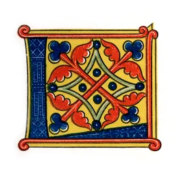 Inledande bokstav L, 1843.