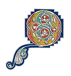 Inledande bokstav Q, 1200-talet, 1843.