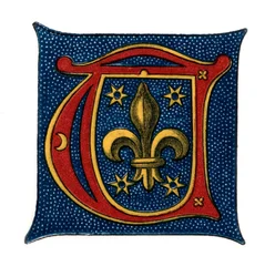 Inledande bokstav T, c1500-talet, 1843.