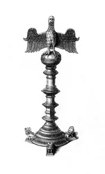 Talarstol, c1400-talet, 1843.