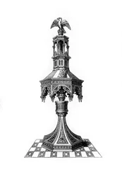 Talarstol, c1400-talet, 1843.