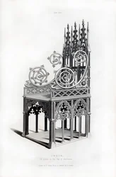Tron av massivt silver, 1397, 1843.