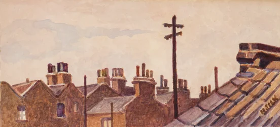 Tak från Rounton Road, ca 1930