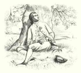 Ateisten och ekollonet (gravyr)